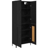  Highboard Crni hrast 69,5 x 34 x 180 cm Konstruirano drvo | shoptok.hr