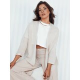 DStreet Sweter damski kardigan LINCY beżowy | Shoptok.si