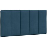 Krevet s madracem Hanko plavi 100 x 200 cm baršunasti | shoptok.hr