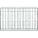  Gabion s žicom debljine 3,5 mm i mrežom 5x10 cm 250x50x150 cm | shoptok.hr