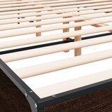  Okvir kreveta boja hrasta 160x200 cm konstruirano drvo i metal | shoptok.hr