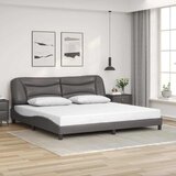  Okvir za krevet bez madraca Hvar sivi 200x200 cm od umjetne kože | shoptok.hr