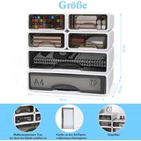 ZPONEED 6x zložljiv namizni organizator s predalom | Shoptok.si