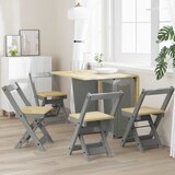 Maison Chic Jedilni stoli - Vzorci stoli 4 kosi Corona siva trdna borovina A669, (22031770) | Shoptok.si