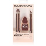 Real Techniques Makeup Saver Brush Trio set čopičev | Shoptok.si