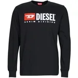 Diesel Majice z dolgimi rokavi T-JUST-LS-DIV Črna