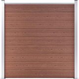  Vrtna ograda WPC 180 x 186 cm smeđa | shoptok.hr