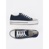 Shelvt Women's navy blue platform sneakers | shoptok.hr
