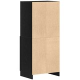  Kuhinjski ormarić crni 57x41,5x131,5 cm od konstruiranog drva | Eponuda.com