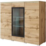 P & B Visoka Komoda Vera 120, Barva Hrasta, Led | Shoptok.si
