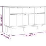  Komoda 114 x 43 x 73,5 cm od masivne borovine | shoptok.hr