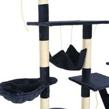  Mačje drevo s praskalniki iz sisala 230-250 cm modro | Shoptok.si