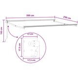  Povlačivi tende Svijetlo siva i bijela. 3 x 2,5 m | shoptok.hr