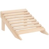  Vrtni dvosjed Adirondack od jelovine s otomanom | shoptok.hr