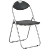 Furnova Zložljivi jedilni stoli 2 kosa črno umetno usnje, (21929069) | Shoptok.si