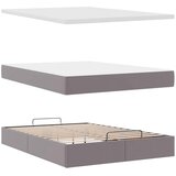  Otomanski krevet s madracem sivi 140x190cm umjetna koža | Eponuda.com