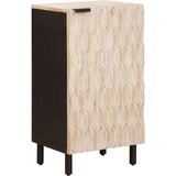  Kreveta Finš bijelog pranja 40 x 33 5 x 75 cm Čvrsto drvo manga | shoptok.hr