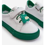 Boto Children's Sneakers Trainers With Bow White-Green Pennyn | Shoptok.si
