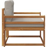  Srednji zunanji kavč Masiven les akacije Naravna, (5000207223) | Shoptok.si