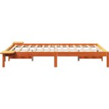  Konstrukcija postelje Voskast rjav 140 x 190 cm, (5000126079) | Shoptok.si
