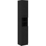  Kupaonski ormar s policom Crni hrast 32 x 34 x 188,5 cm | shoptok.hr