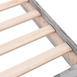  Okvir kreveta siva boja betona 160x200 cm od konstruiranog drva | shoptok.hr