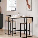  Stol Prirodna 100 x 50 x 91 cm Inženjerska drva i čelik | shoptok.hr