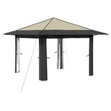 Gazebo bez bočne strane Krem i Antracit | shoptok.hr