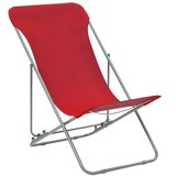 The Living Store Zložljivi stoli za na plažo 2 kosa jeklo in oksford blago rdeči - Stol Za Na Plažo, (21493619) | Shoptok.si