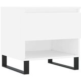 vidaXL Klubska mizica bela 50x46x50 cm inženirski les | Shoptok.si