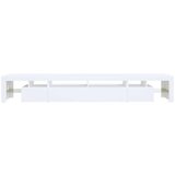 TV ormarić s LED svjetlima bijeli 260 x 36,5 x 40 cm | shoptok.hr