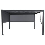 SUNFUN Milos Paviljon z dvema stranicama (Š x G: 386 x 294 cm, Antracit, Aluminij) | Shoptok.si