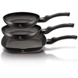 Shumee set za cvrtje premaza berlinger haus črni srebrni granit BH-6157, (21237639) Cene