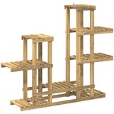  Stalak za biljke Bijela 118 x 25 x 96,5 cm Čvrsto drvo akacije | shoptok.hr