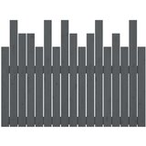  Stensko posteljno vzglavje sivo 108x3x80 cm trdna borovina, (20738788) | Shoptok.si