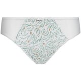 DIM GENEROUS COTTON BIO SLIP - Women's bio cotton panties - white - blue | shoptok.hr