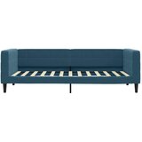  Dnevni krevet na razvlačenje plavi 100 x 200 cm baršunasti | Eponuda.com