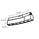 Magnetic SVETILJKA GS1000 7W 3000K 36° 48V DC CRNA (R1000) | ePonuda.com