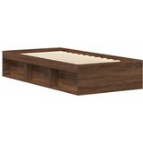  Okvir kreveta boja smeđeg hrasta 90 x 190 cm | Eponuda.com