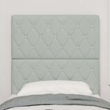 vidaXL naslon za glavu s kristalnim gumbom tapeciran svjetlosivi 80 cm baršun, naslon za glavu s kristalnim gumbom tapeciran svjetlosivi 160 cm baršun Cijene