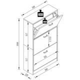 MID.YOU OMARA ZA ČEVLJE antracit | Shoptok.si