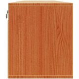  Omarica na steni s polico 2 pcs Voskast rjav 80 x 30 x 35 cm, (5000201152) | Shoptok.si