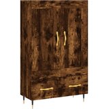  Visoka komoda boja hrasta 69,5 x 31 x 115 cm konstruirano drvo | shoptok.hr