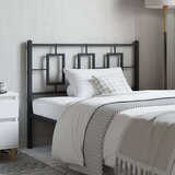  Kovinsko posteljno vzglavje črno 107 cm, (21142929) | Shoptok.si