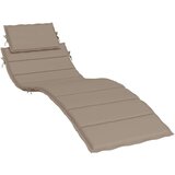  Jastuk za ležaljku smeđesivi 186 x 58 x 3 cm od tkanine Oxford | shoptok.hr
