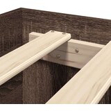  Okvir kreveta smeđa boja hrasta 120x200 cm konstruirano drvo | shoptok.hr