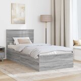  Krevetna konstrukcija Siva Sonoma 90 x 190 cm Konstruirano drvo | shoptok.hr