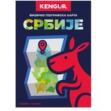 Kengur kort, fizičko geografska karta, Srbija Cene