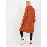 RUE PARIS Cardigan-LO-SW-LK-3001.82P-Dark Orange | Shoptok.si