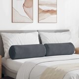  Valjkasti jastučići 2 pcs Tamno siva Ø 25 x 70 cm | shoptok.hr